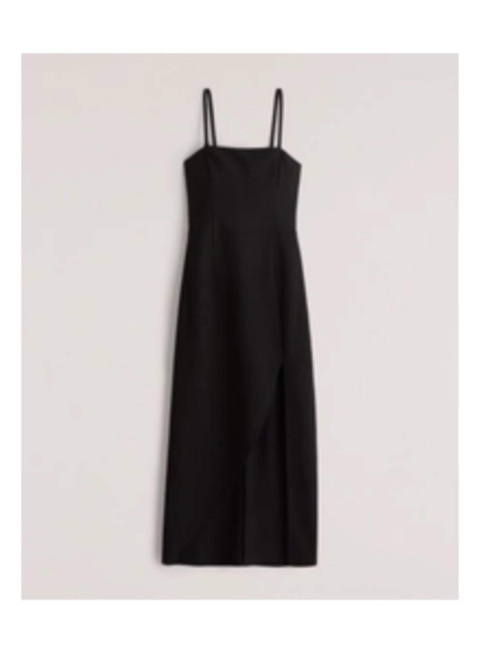NWT | Abercrombie & Fitch Strapless Black Midi Dress | XSP